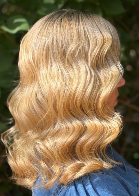 Blonde hair result by Maddie