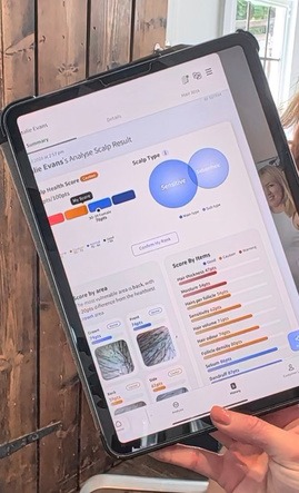 Becon scalp analysis tablet